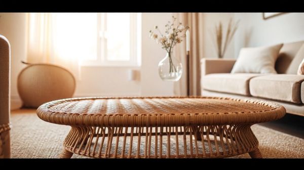 Guide d'achat des tables basses en rotin : allier style et confort