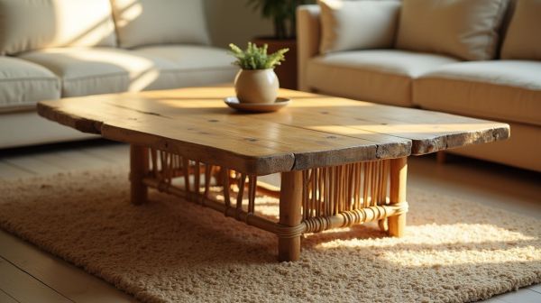Les tables basses en rotin : élégance et confort à domicile